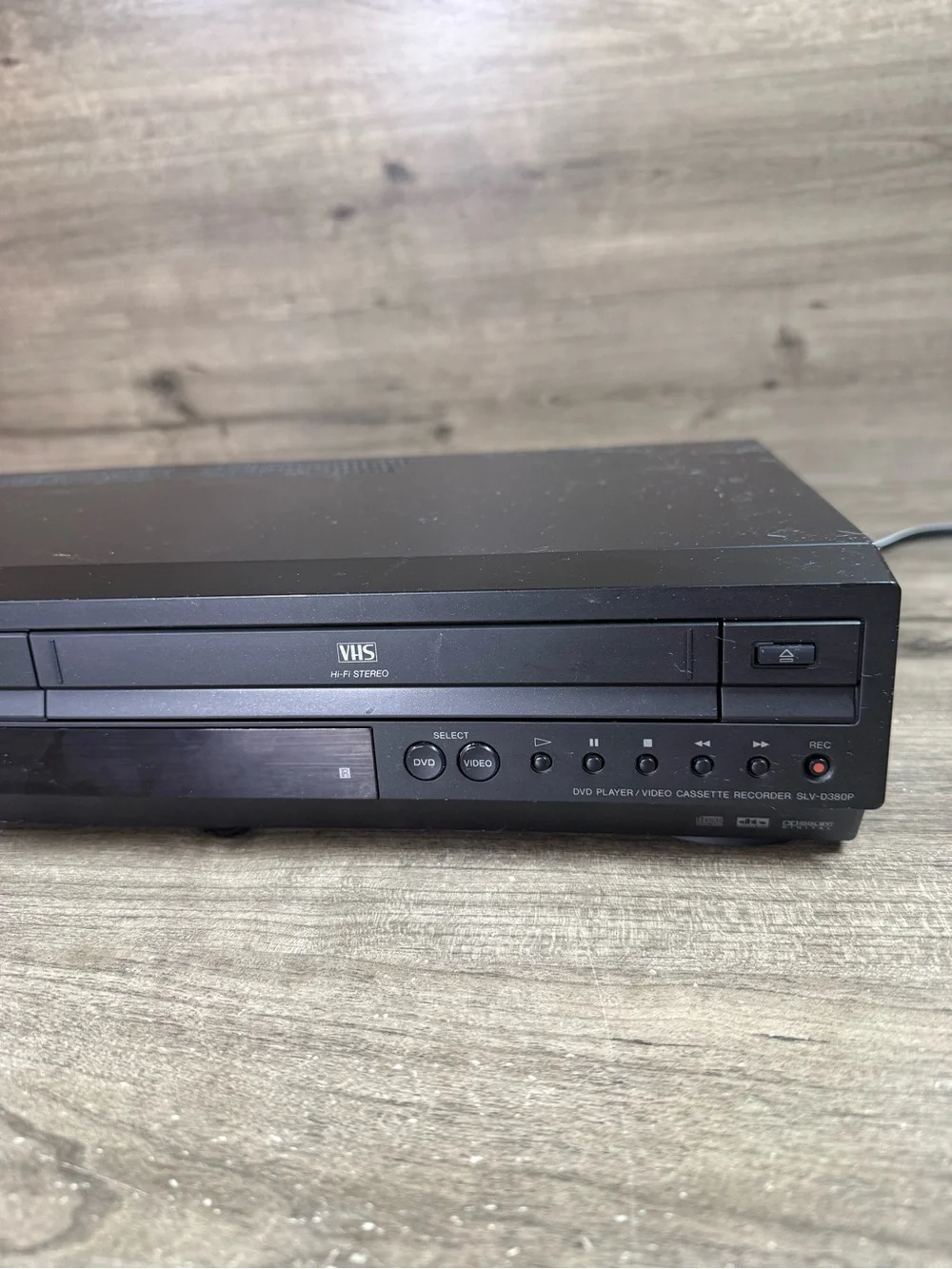 Sony SLV-D380P DVD VHS VCR Combo Player Recorder Hi-Fi Stereo Tested No Remote